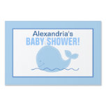 Little Blue Whale Custom Baby Shower Yard Sign