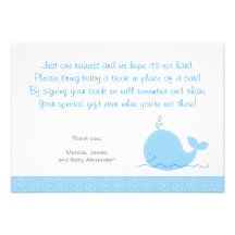Little Blue Whale Enclosure Cards Announcements