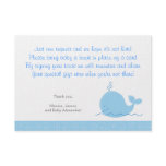 Little Blue Whale Enclosure Cards Announcements