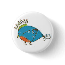 Little Bluebird Button
