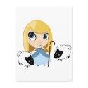 Little Bo Peep and her Sheep postcards