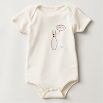 Little Bowler Bowling Baby Tee Shirt by SWEETFUNNYBABY Little Bowler Bowling Baby Tee Shirt