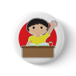 Little Boy at School Asian Pins