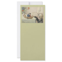 Little Boy Looking at Toys Custom Rack Card