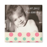 Little boy polka dots magnet magnets