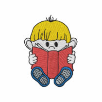 Little Boy Reading embroidered shirts by ZazzleEmbroidery Little Boy Reading embroidered shirts