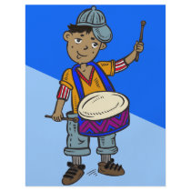 Little Boy With Drums Flyer Design