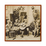 Little Boys Orchestra - Vintage Stereoview Magnet