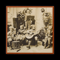 Little Boys Orchestra - Vintage Stereoview magnets