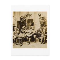 Little Boys Orchestra - Vintage Stereoview postcards by scenesfromthepast Little Boys Orchestra - Vintage Stereoview postcards