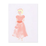 little bridesmaid postcard