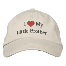 Little Brother embroidered hats
