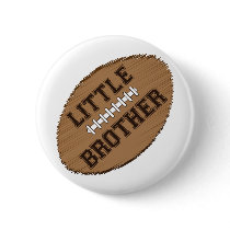 Little Brother Football buttons