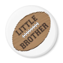 Little Brother Football magnets