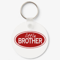 Little Brother (oval) keychains