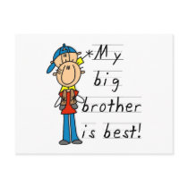 Little Brother T-shirts and Gifts postcards