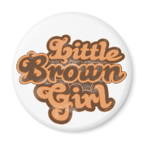 Little Brown Girl 08 Magnet