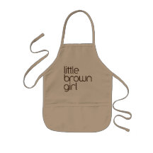Little brown girl apron