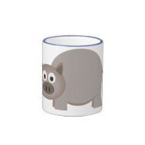 Little Brown Pig mugs