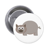 Little Brown Pig buttons