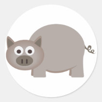 Little Brown Pig stickers