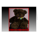 Little Brown Teddy Bear Greeting Card