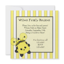 Little Bubmble Bee Cutie invitations by candystore Little Bubmble Bee Cutie invitations