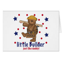 Little Builder Like Daddy Card