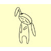 little bunny doll mousepad