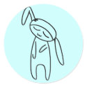 little bunny doll stickers by anacletocold little bunny doll stickers