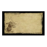 Little Bunny With Teapot- Prim Biz Cards Business Card Template