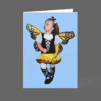 Little Butterfly Girl cards