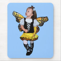 Little Butterfly Girl mousepads