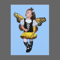 Little Butterfly Girl postcards