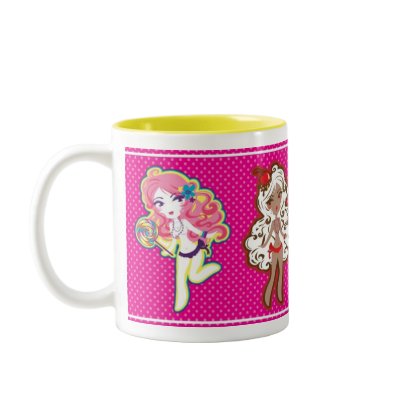 Little Candy Girls Coffee Mug by MissKika