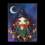 "Little Candy Witch" Postcard