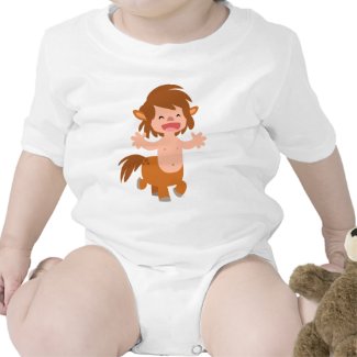 Little Cartoon Centaur Baby Apparel shirt