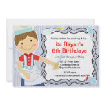 Little Chef Cooking and baking party for boys Announcements