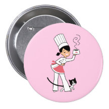 Little Chef Illustration on Pin