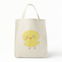 Little Chick Candi Grocery Tote Canvas Bag