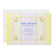Little Chicks Baby Shower Custom Invitations