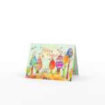 Little Chicks in Easter Land Card