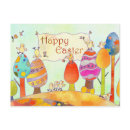 Little Chicks in Easter Land Postcard postcard