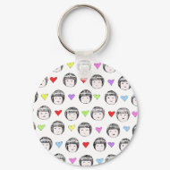 Little China Faces Key chain keychain