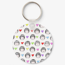 Little China Faces Key chain keychains by ChinaGirlLove Little China Faces Key chain keychains