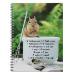 Little chipmunk Chef Recipe Notebook