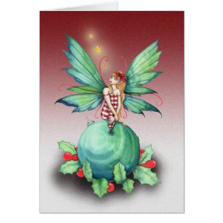 Little Christmas Fairy Christmas Card