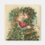 Little Christmas Kiss Magnet - Stocking Stuffer