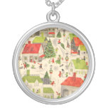 Little Christmas Village Necklace