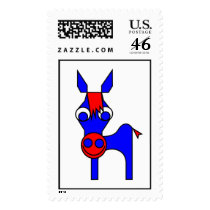 Little Claus and Big Claus - Blue Horse postage by lonvig Little Claus and Big Claus - Blue Horse postage